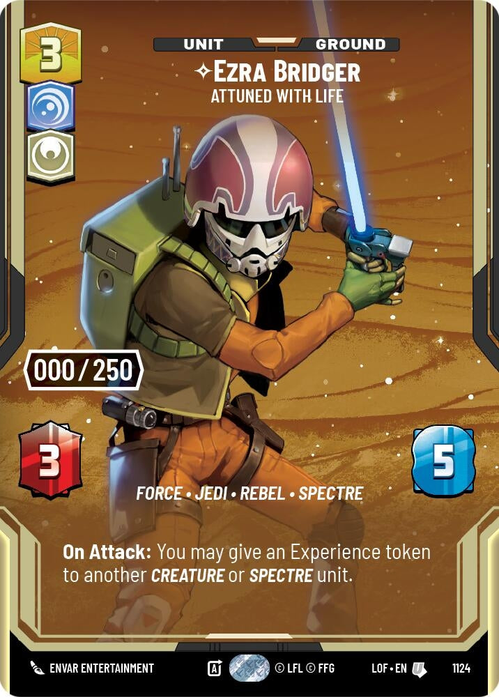 Image for Ezra Bridger - Attuned With Life (Serialized) - Star Wars: Unlimited