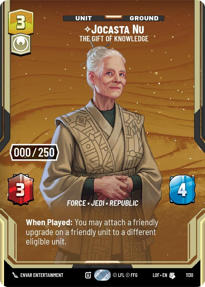 Image for Jocasta Nu - The Gift of Knowledge (Serialized) - Star Wars: Unlimited