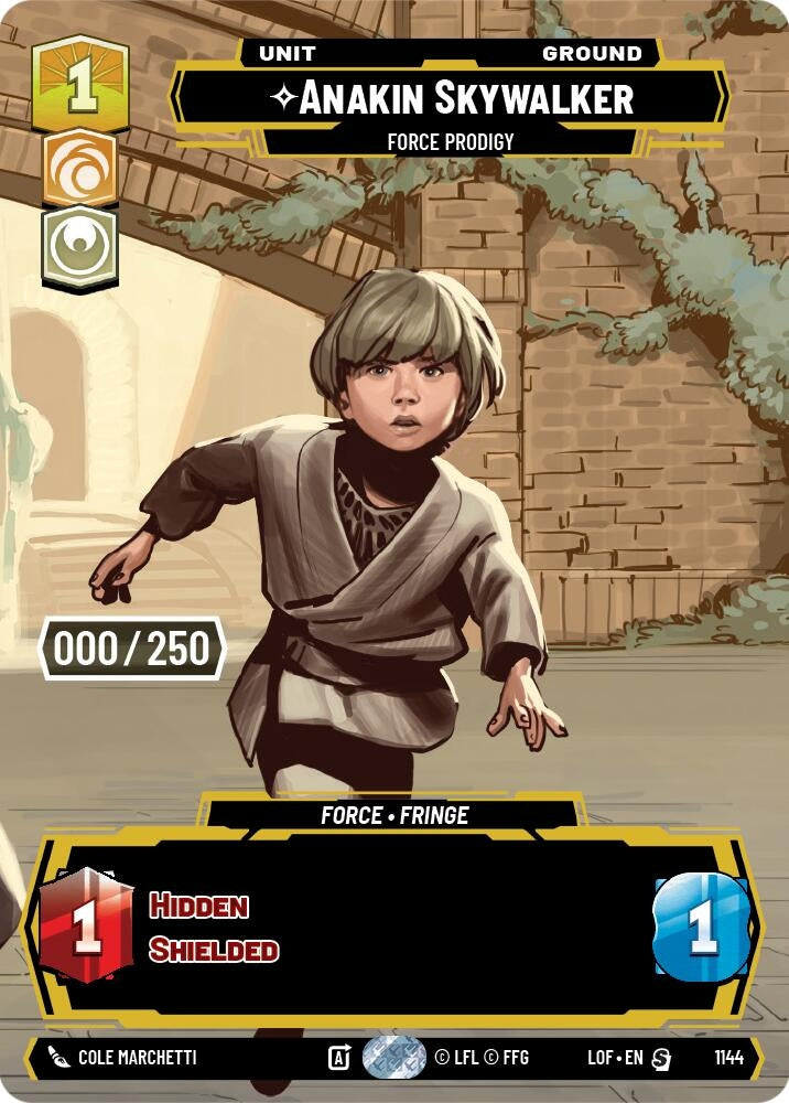 Image for Anakin Skywalker - Force Prodigy (Serialized) - Star Wars: Unlimited