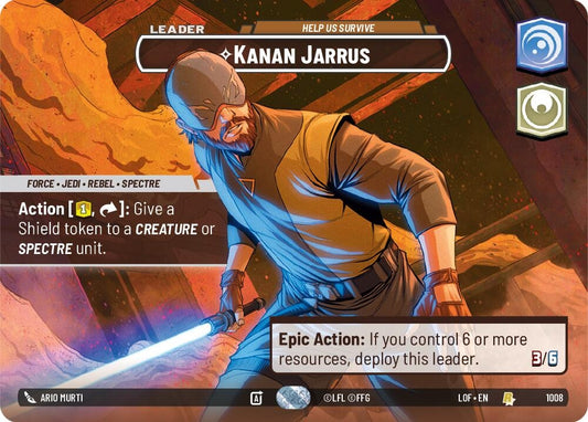 Image for Kanan Jarrus - Help Us Survive (Showcase) - Star Wars: Unlimited
