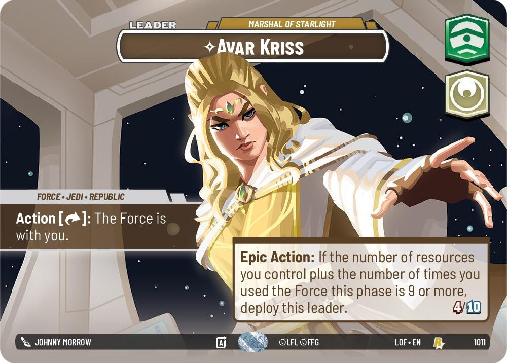Image for Avar Kriss - Marshal of Starlight (Showcase) - Star Wars: Unlimited