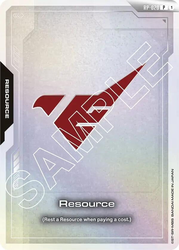 Image for Resource (RP-020) (Asticassia School of Technology) - Gundam Card Game