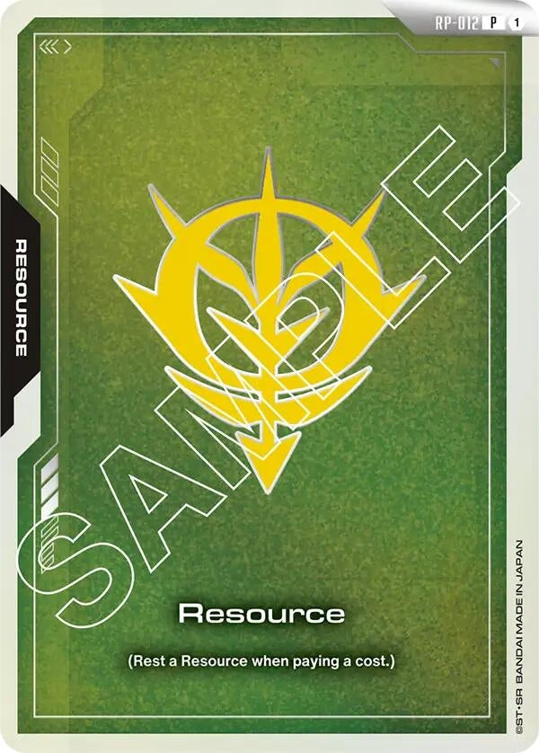 Image for Resource (RP-012) (Zeon Force) - Gundam Card Game