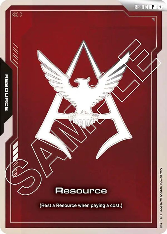 Image for Resource (RP-014) (Char Aznable Emblem) - Gundam Card Game