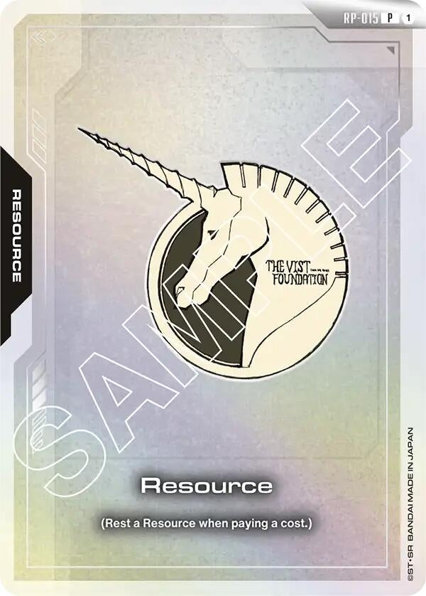 Image for Resource (RP-015) (Vist Foundation) - Gundam Card Game