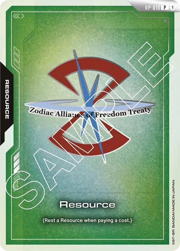Image for Resource (RP-018) (ZAFT) - Gundam Card Game