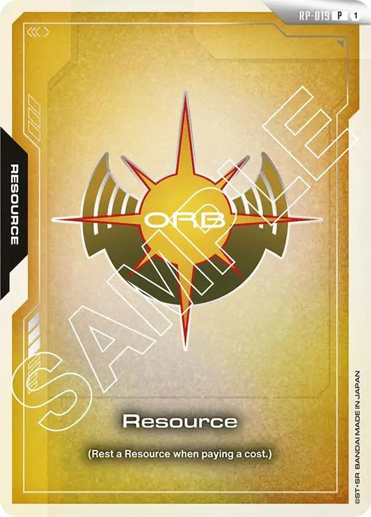 Image for Resource (RP-019) (United Emirates of Orb) - Gundam Card Game