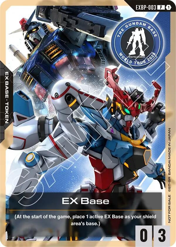Image for EX Base (EXBP-003) (Gundam Base Pop-Up World Tour) - Gundam Card Game