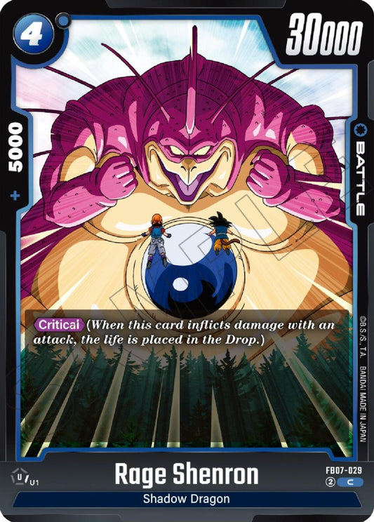 Image for Rage Shenron - FB07-029 - Dragon Ball Super: Fusion World
