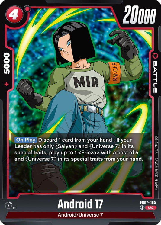 Image for Android 17 - FB07-005 - Dragon Ball Super: Fusion World