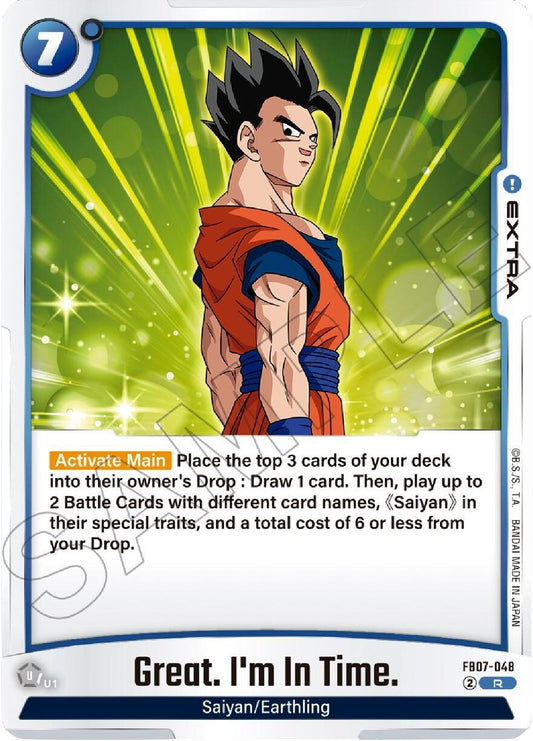 Image for Great. I'm In Time. - Dragon Ball Super: Fusion World