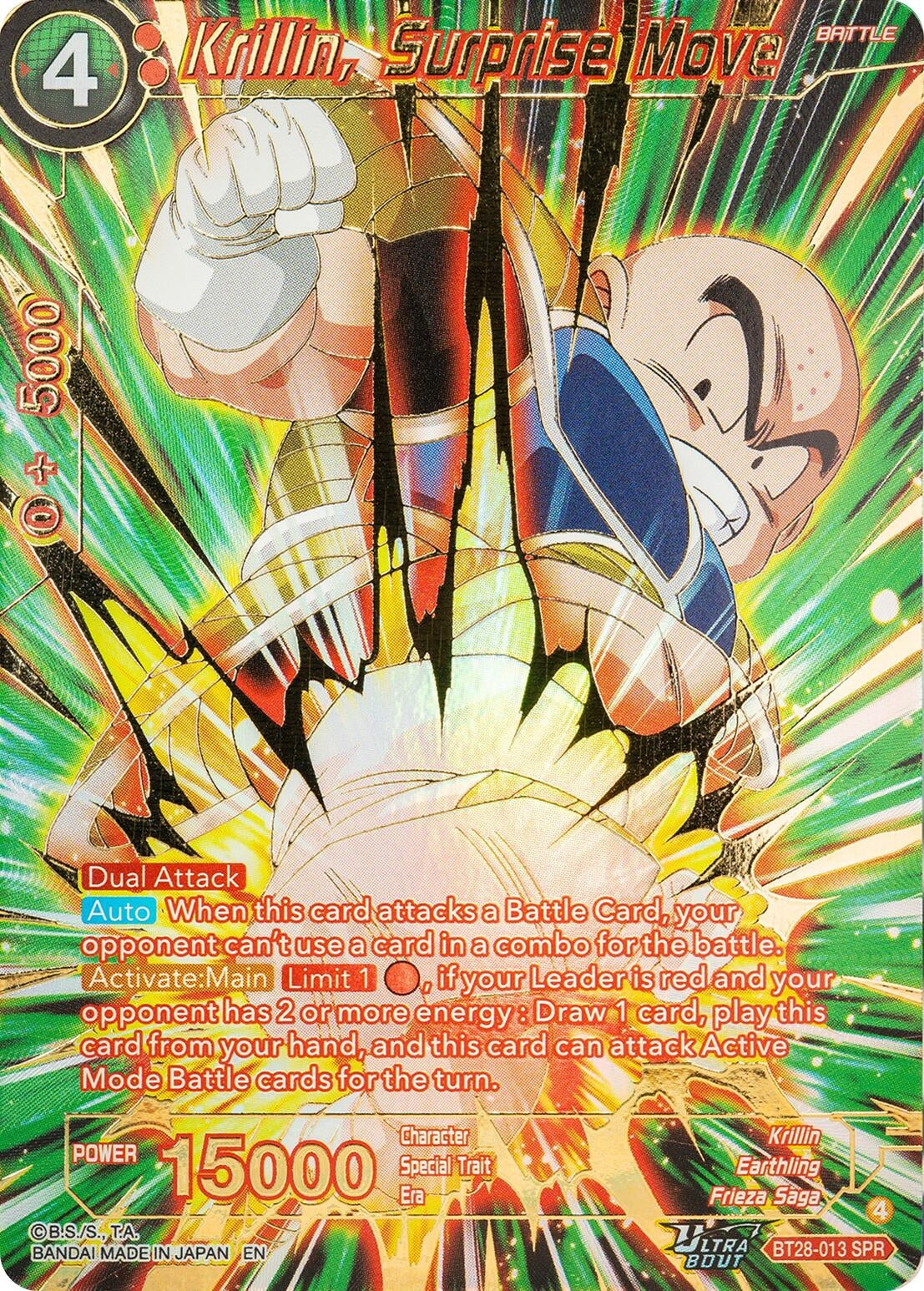 Image for Krillin, Surprise Move (SPR) - Dragon Ball Super: Masters