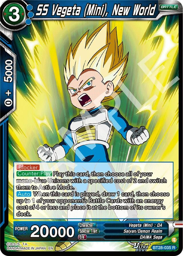 Image for SS Vegeta (Mini), New World - Dragon Ball Super: Masters