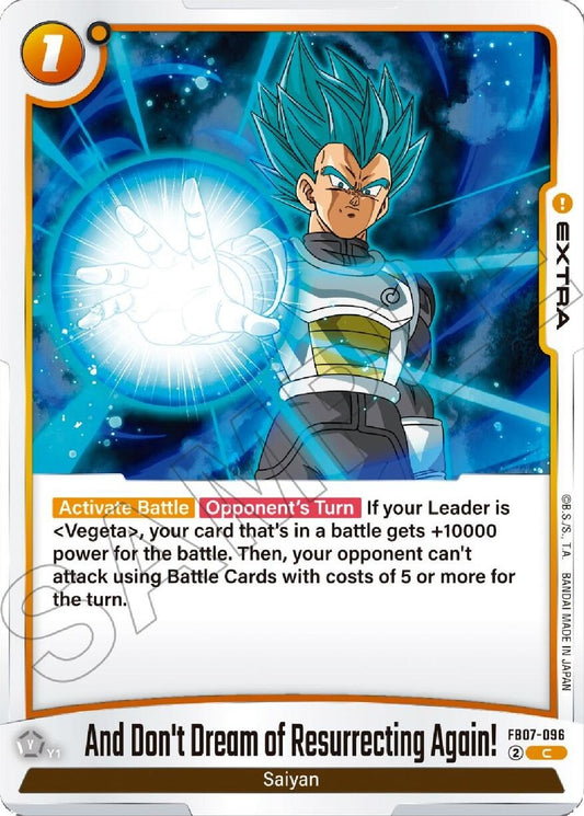 Image for And Don't Dream of Resurrecting Again! - Dragon Ball Super: Fusion World