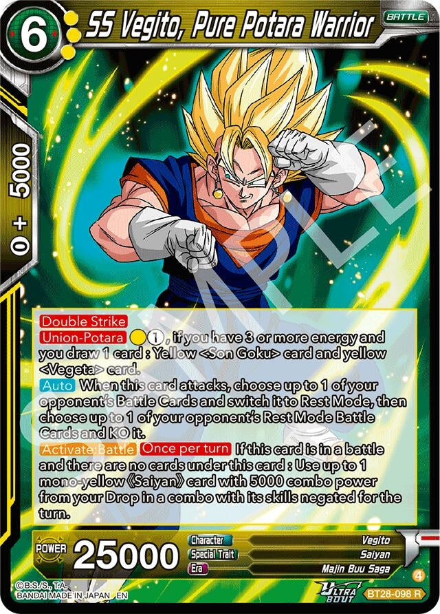 Image for SS Vegito, Pure Potara Warrior - Dragon Ball Super: Masters