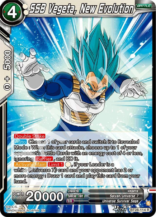 Image for SSB Vegeta, New Evolution - Dragon Ball Super: Masters
