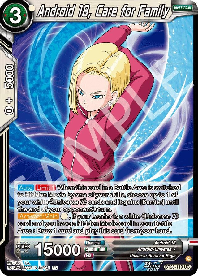 Image for Android 18, Care for Family - Dragon Ball Super: Masters