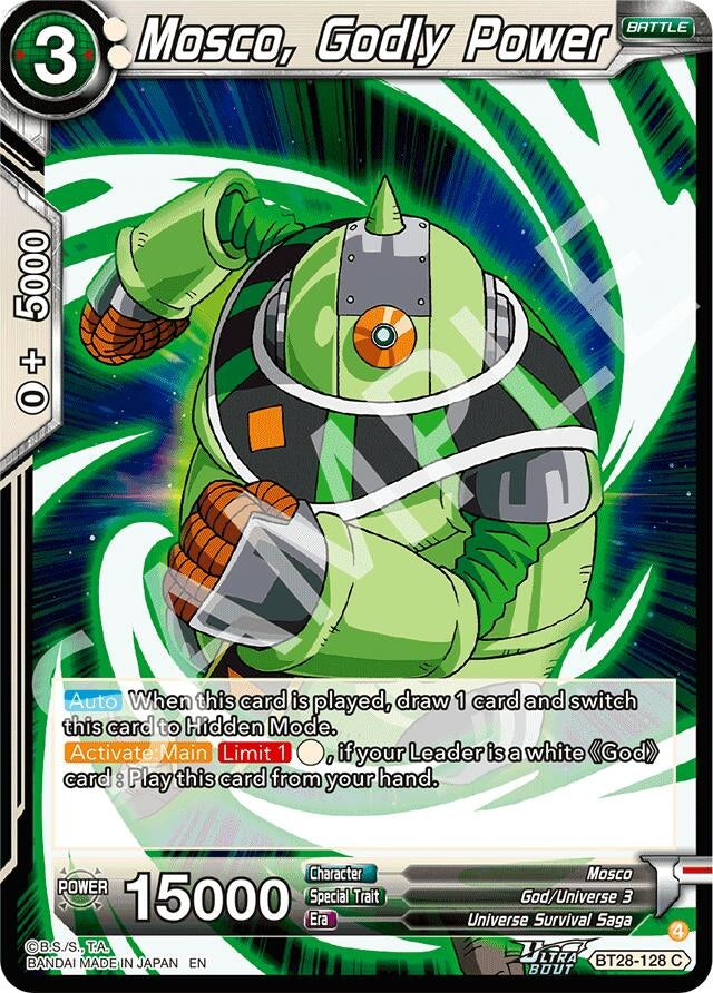 Image for Mosco, Godly Power - Dragon Ball Super: Masters