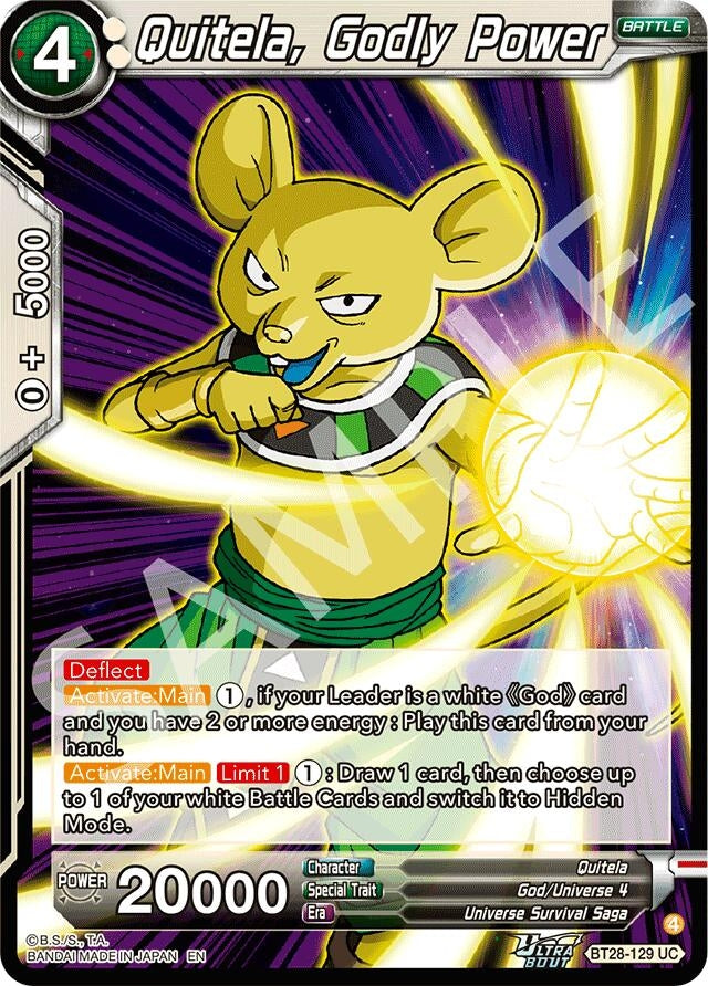 Image for Quitela, Godly Power - Dragon Ball Super: Masters