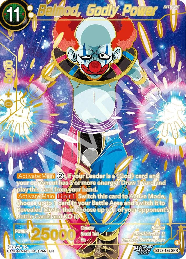 Image for Belmod, Godly Power (SPR) - Dragon Ball Super: Masters