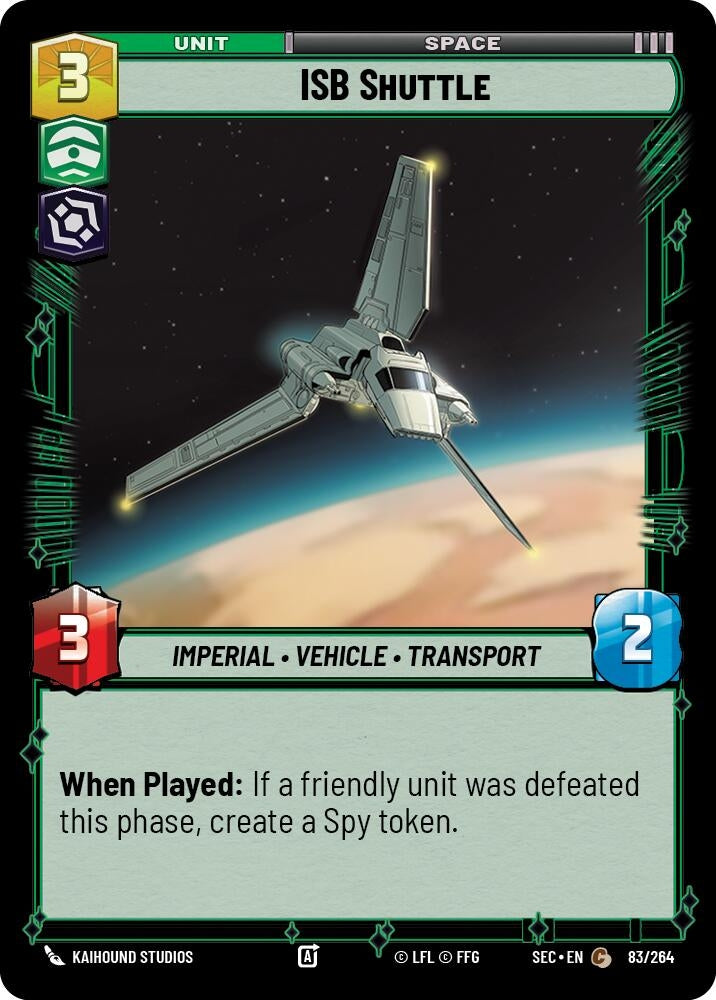Image for ISB Shuttle - Star Wars: Unlimited