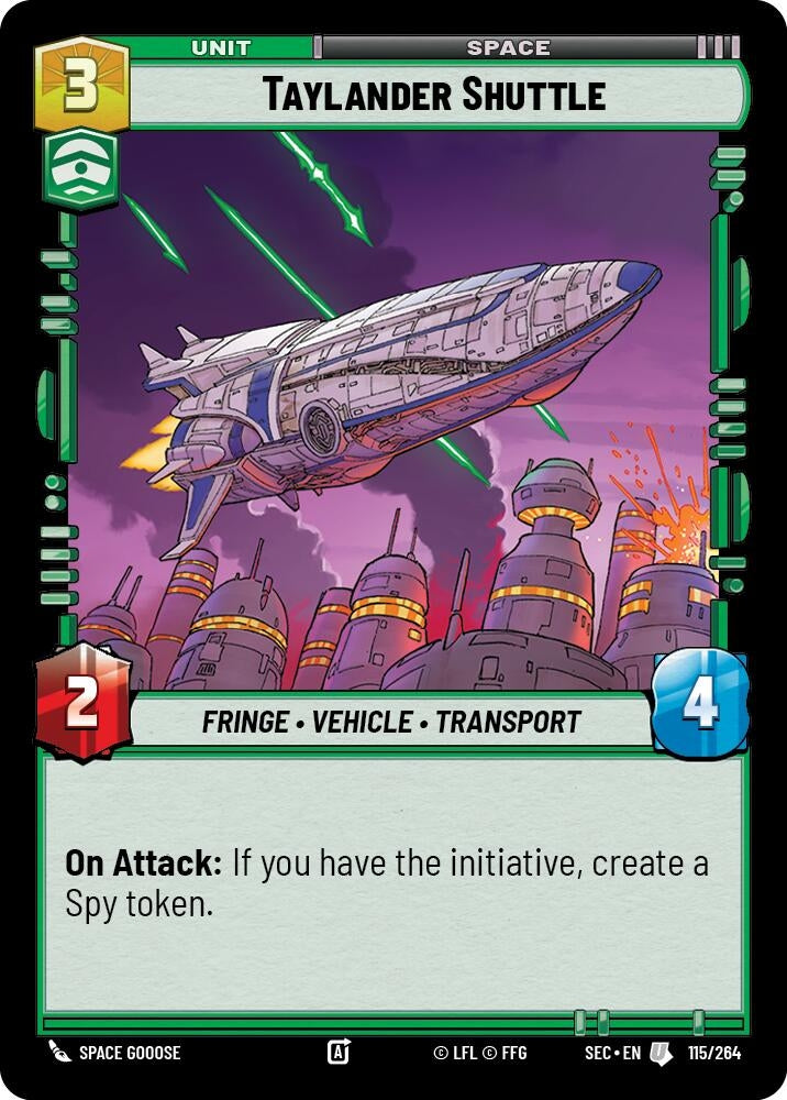 Image for Taylander Shuttle - Star Wars: Unlimited