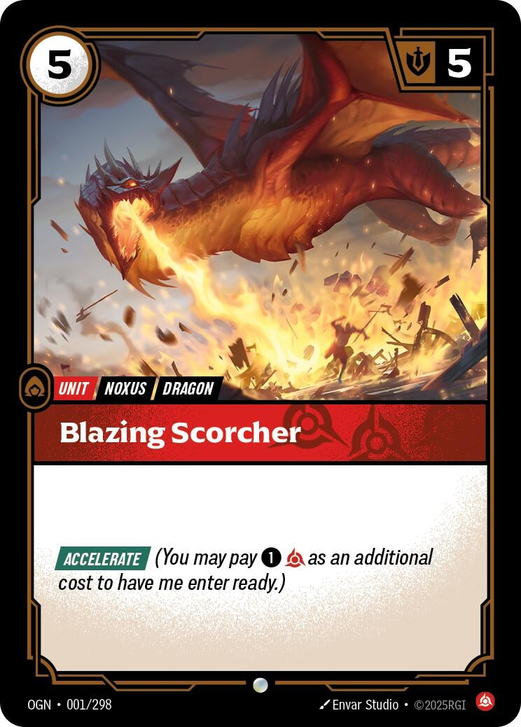 Image for Blazing Scorcher - Riftbound: League of Legends Trading Card Game