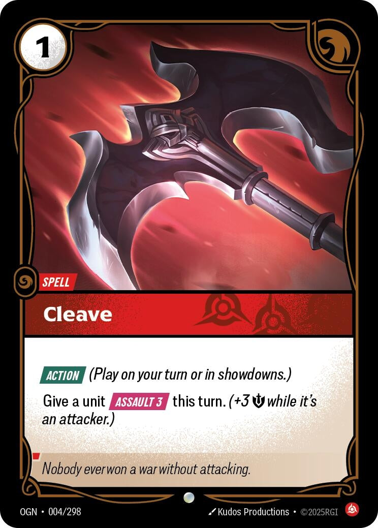 Image for Cleave - Riftbound: League of Legends Trading Card Game