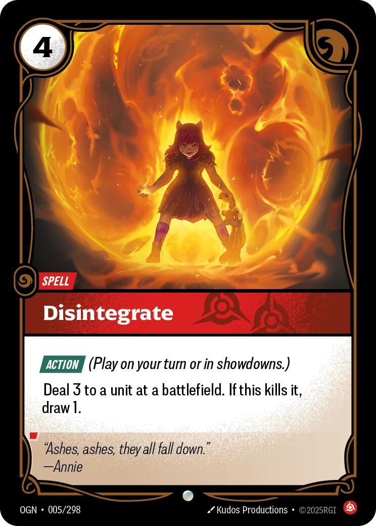 Image for Disintegrate - Riftbound: League of Legends Trading Card Game