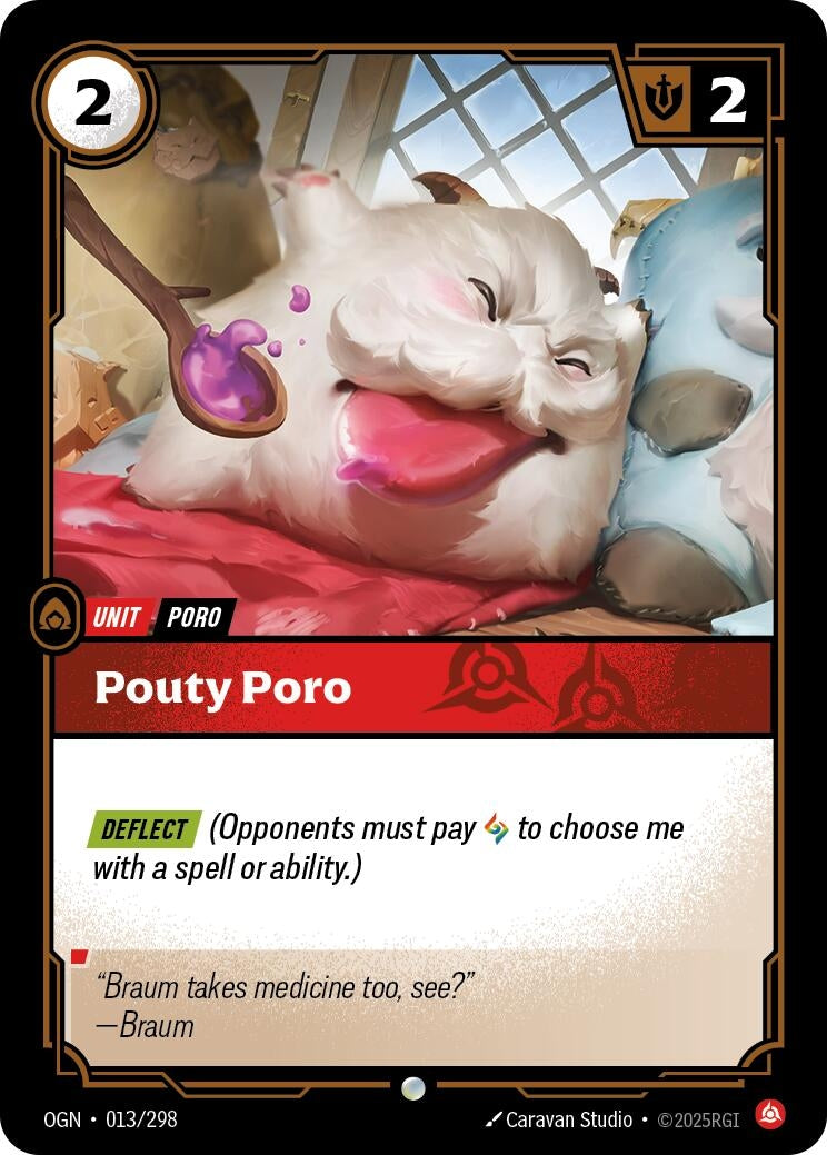 Image for Pouty Poro - Riftbound: League of Legends Trading Card Game