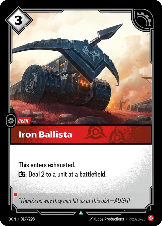 Image for Iron Ballista - Riftbound: League of Legends Trading Card Game