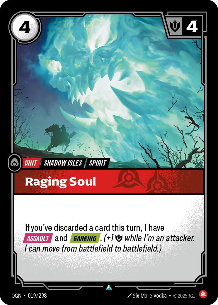 Image for Raging Soul - Riftbound: League of Legends Trading Card Game