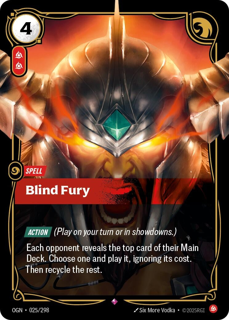 Image for Blind Fury - Riftbound: League of Legends Trading Card Game