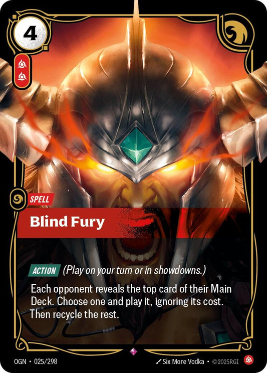 Image for Blind Fury - Riftbound: League of Legends Trading Card Game