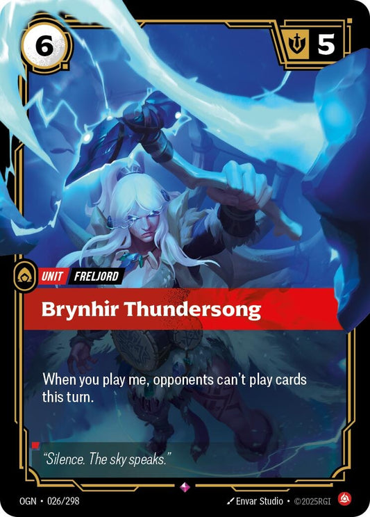 Image for Brynhir Thundersong - Riftbound: League of Legends Trading Card Game