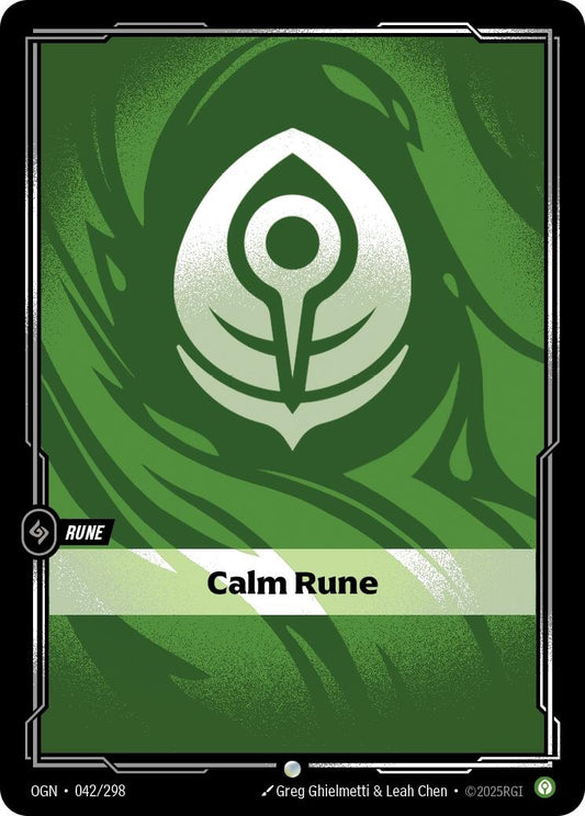Image for Calm Rune - Riftbound: League of Legends Trading Card Game