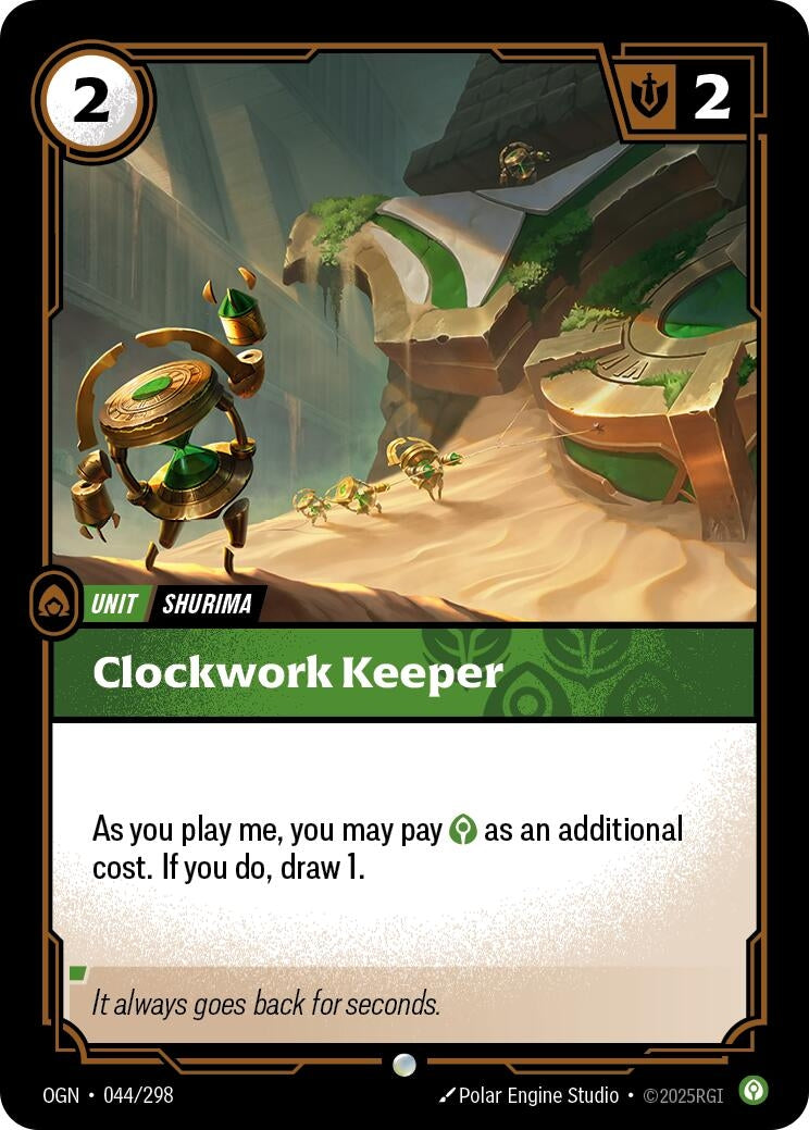 Image for Clockwork Keeper - Riftbound: League of Legends Trading Card Game