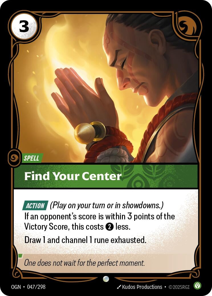 Image for Find Your Center - Riftbound: League of Legends Trading Card Game