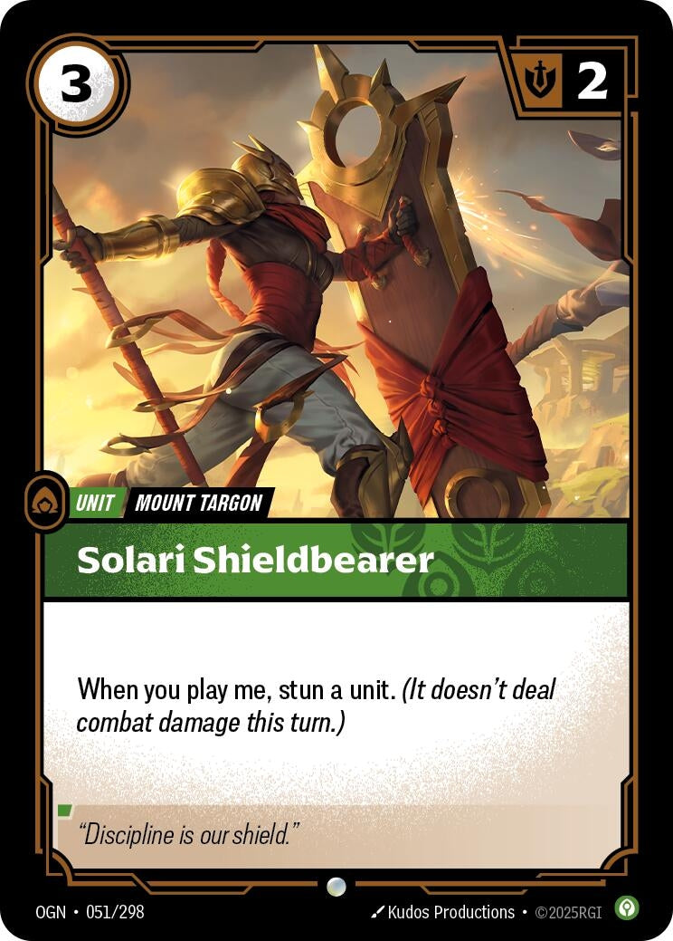 Image for Solari Shieldbearer - Riftbound: League of Legends Trading Card Game