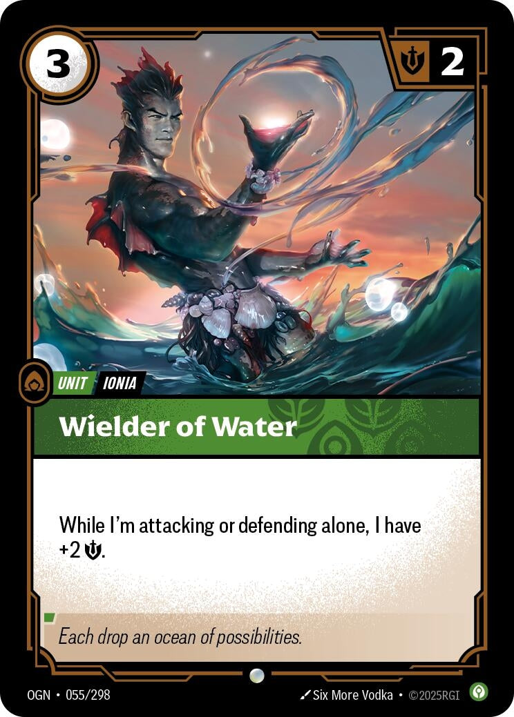 Image for Wielder of Water - Riftbound: League of Legends Trading Card Game