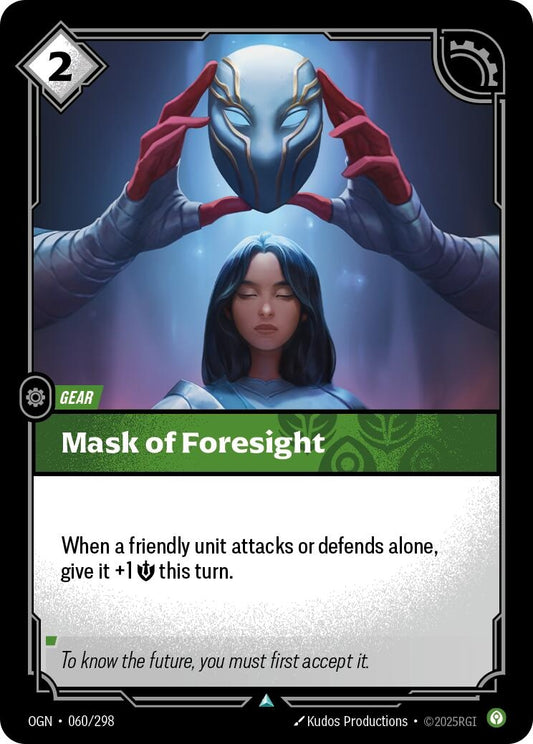 Image for Mask of Foresight - Riftbound: League of Legends Trading Card Game