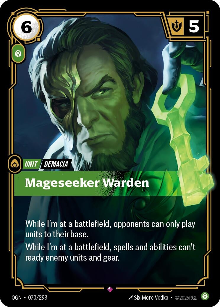 Image for Mageseeker Warden - Riftbound: League of Legends Trading Card Game