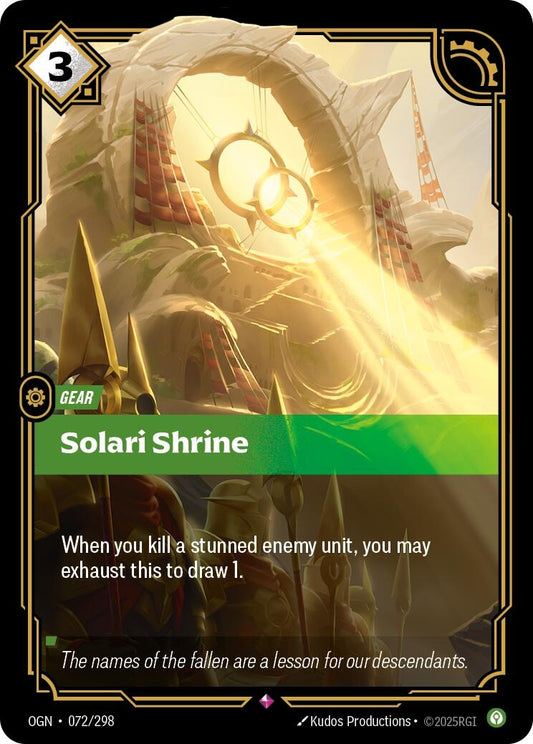 Image for Solari Shrine - Riftbound: League of Legends Trading Card Game