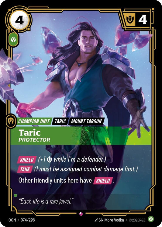 Image for Taric, Protector - Riftbound: League of Legends Trading Card Game