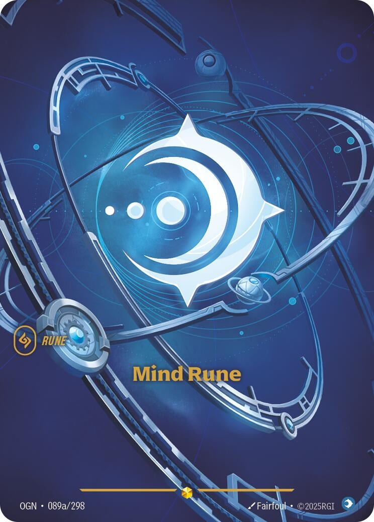 Image for Mind Rune (Alternate Art) - Riftbound: League of Legends Trading Card Game