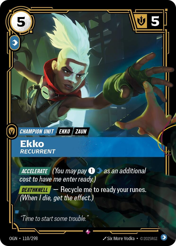 Image for Ekko, Recurrent - Riftbound: League of Legends Trading Card Game