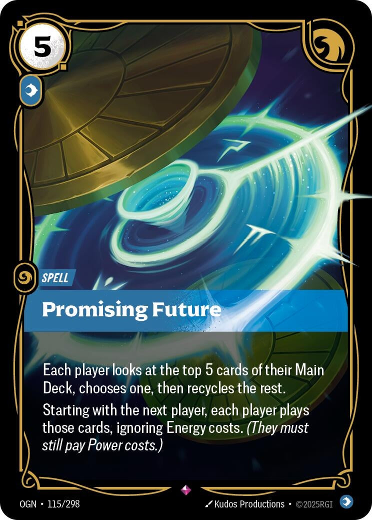 Image for Promising Future - Riftbound: League of Legends Trading Card Game