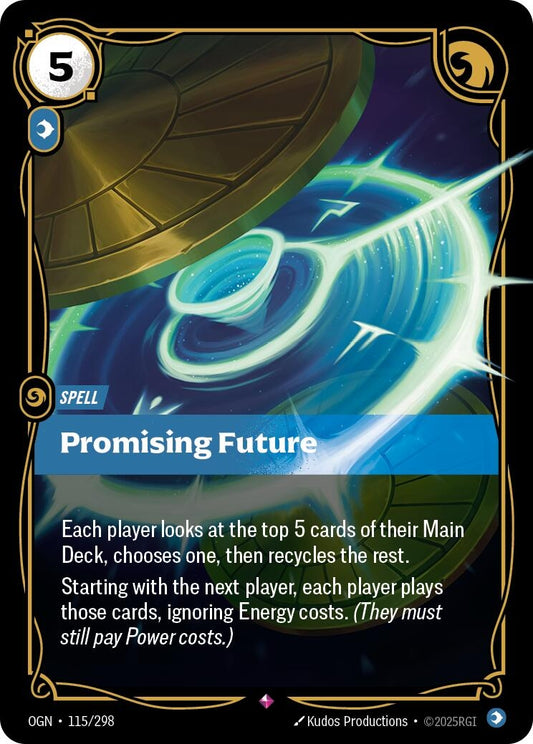 Image for Promising Future - Riftbound: League of Legends Trading Card Game