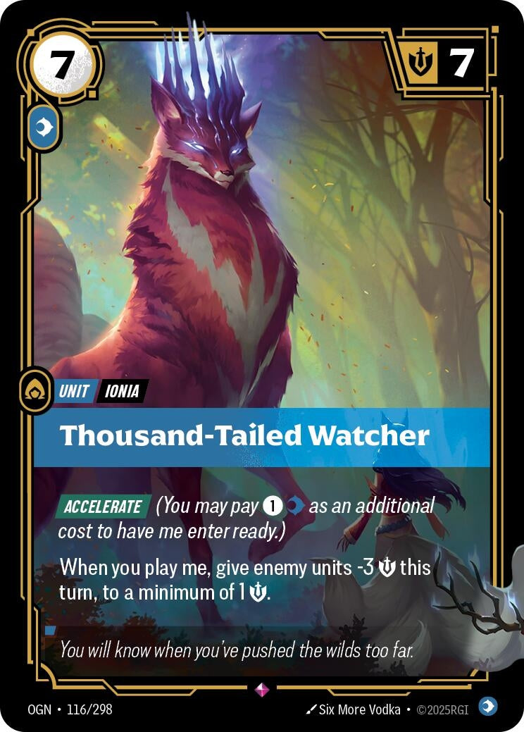 Image for Thousand-Tailed Watcher - Riftbound: League of Legends Trading Card Game