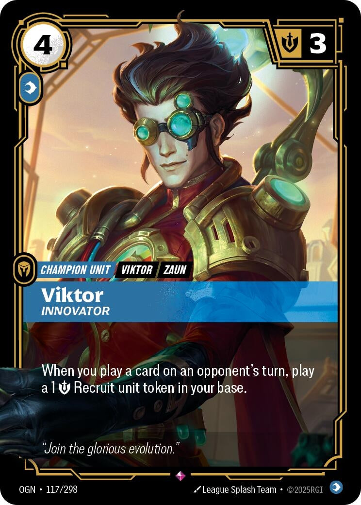 Image for Viktor, Innovator - Riftbound: League of Legends Trading Card Game